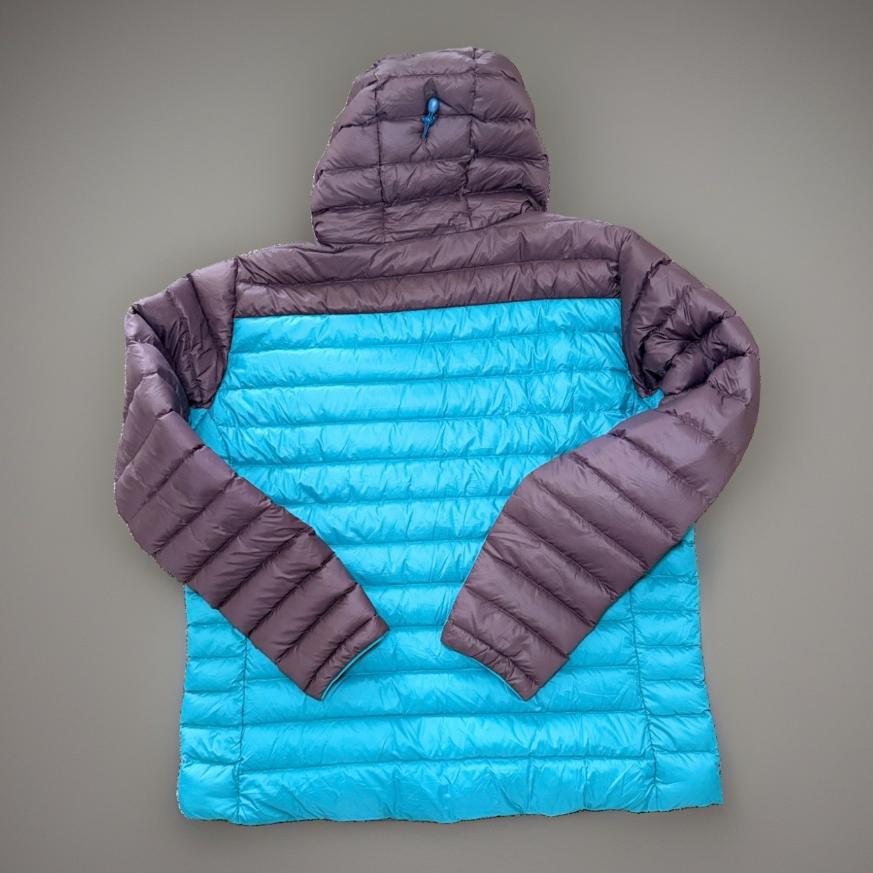 NWT Patagonia Men’s Down Puffer Jacket Blue/Purple Colorblock 2XLFull Zip Hooded
