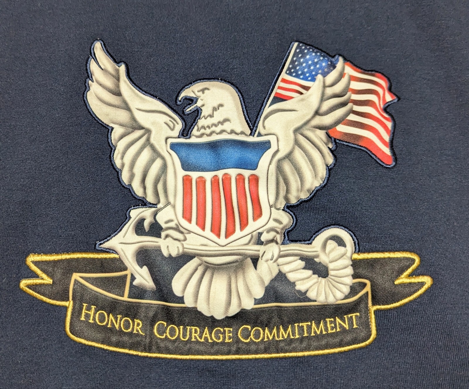 The Bradford Exchange United States US Navy Men’s Size Large Blue Hooded Jacket