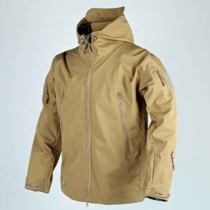 Men’s Tactical Jacket Waterproof Soft Shell Military Warm Outdoor Work Coat