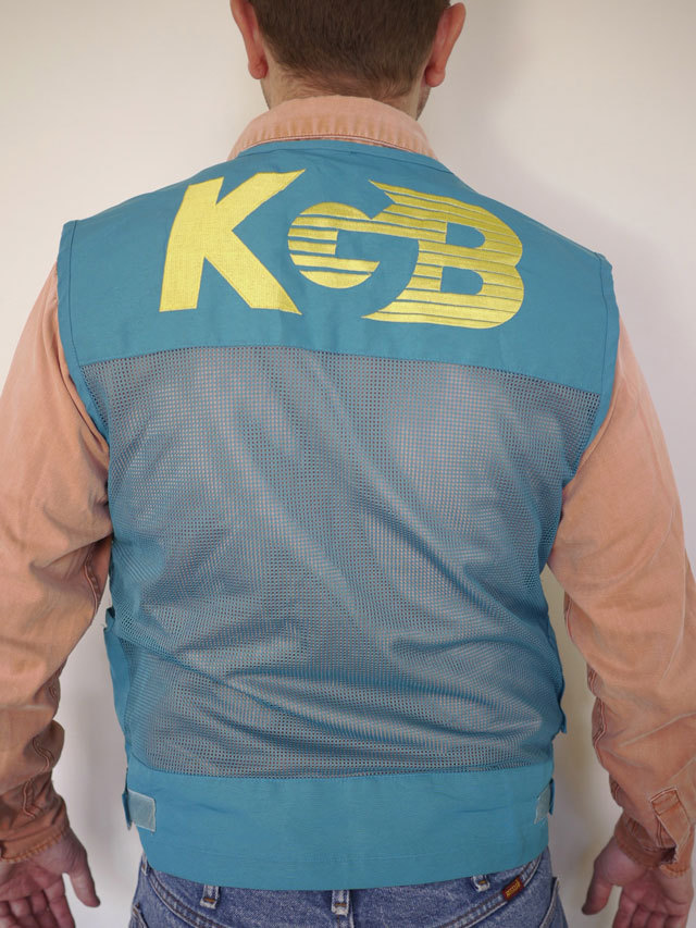 KGB KOREA Koryeo Golden Box «Yes 2424» Blue Delivery Uniform Photographers VEST