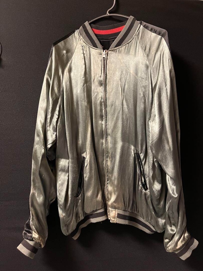 Nishiki x Evangelion Eva-01 Jacket Sukajan Reversible Black JP XL (US L)