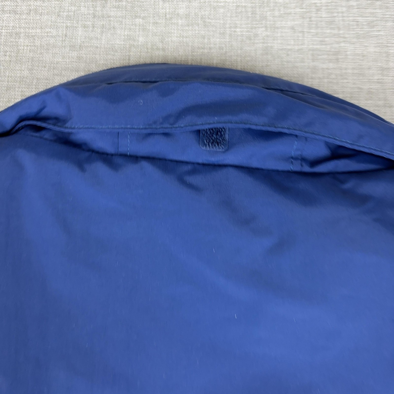 Vintage L.L. Bean Jacket Mens L Blue Windbreaker Softshell Lined Full Zip Travel