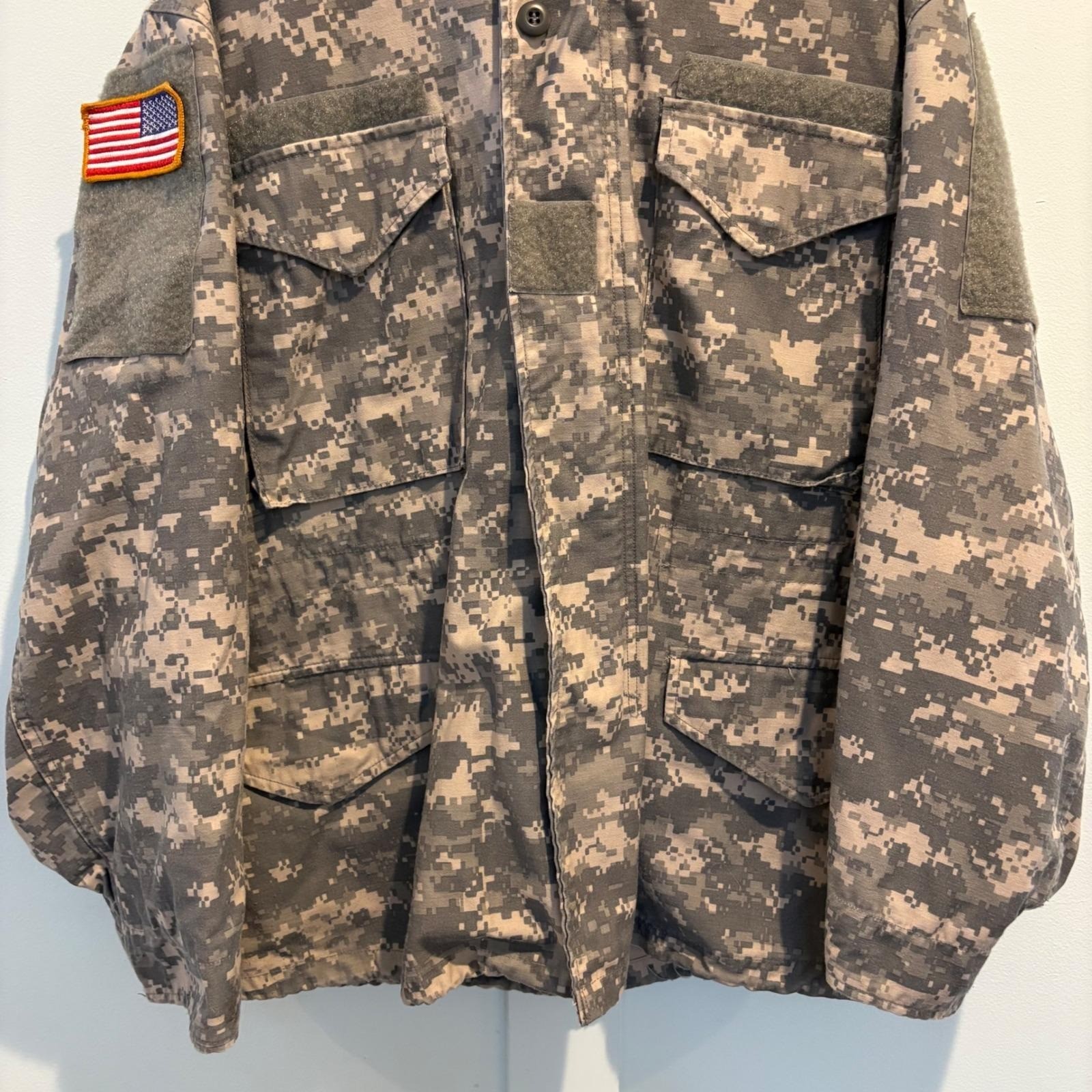US Army Cold Weather Field Coat Medium Short UCP ACU Digital Camo Military