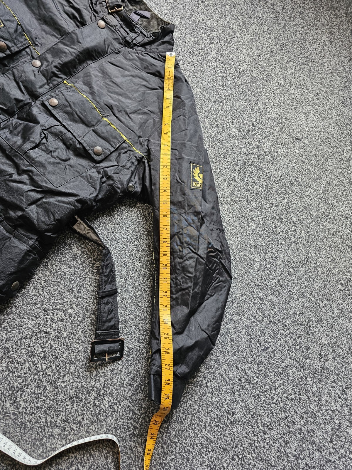 Vtg 80’s Belstaff Tourmaster 500 Jacket Mens XL-2XL Lined Waterproof Nylon 46/48