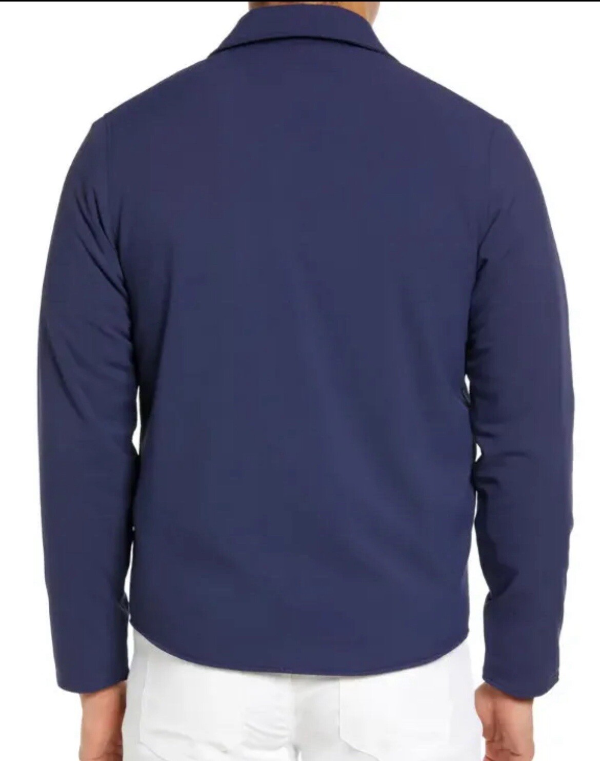 PETER MILLAR Navy Blue Spring Soft Shirt Jacket Mens XL New Fast Shipping