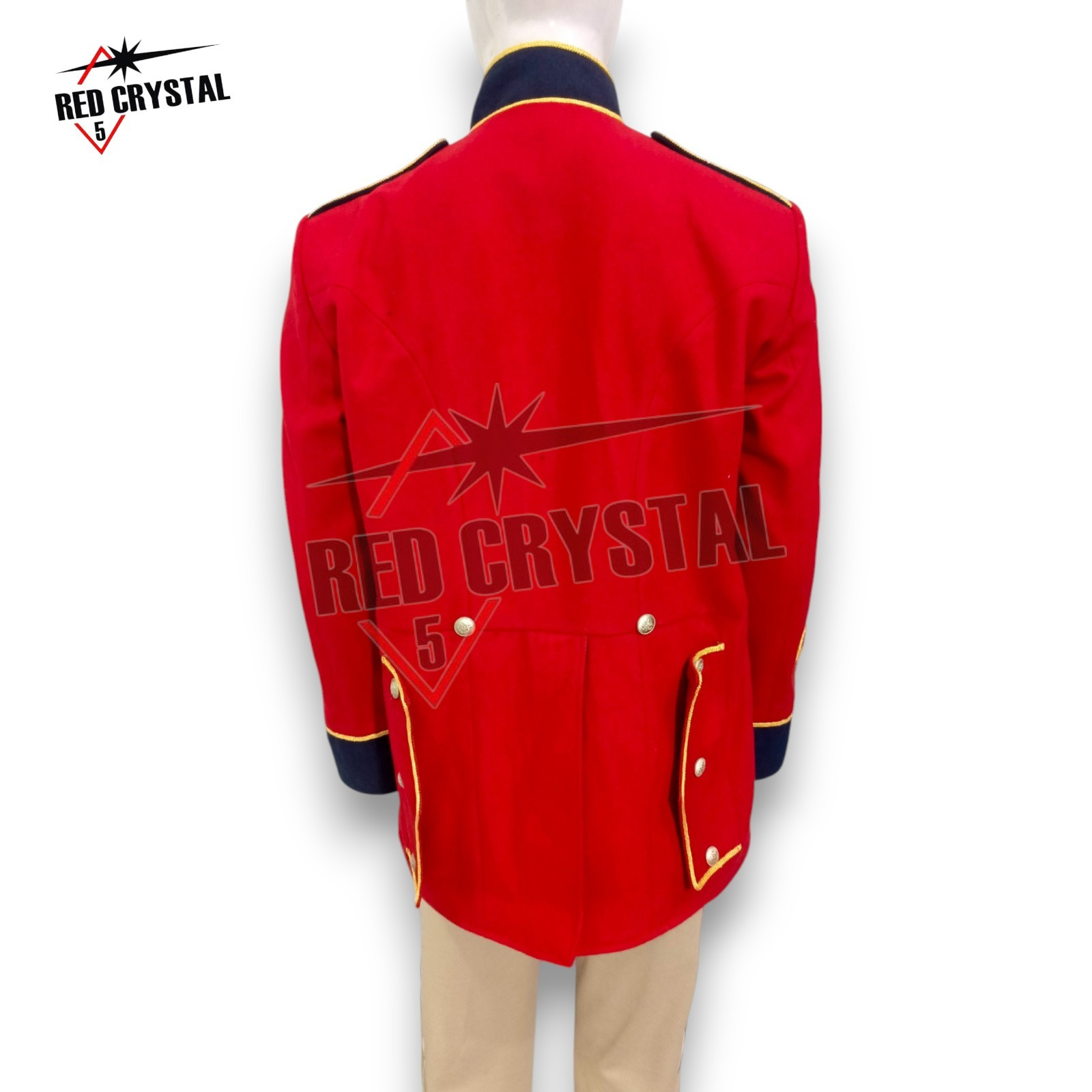New British Era 4th7th Royal Dragoon Guards Cavalry Regiment Scarlet Red Tunic