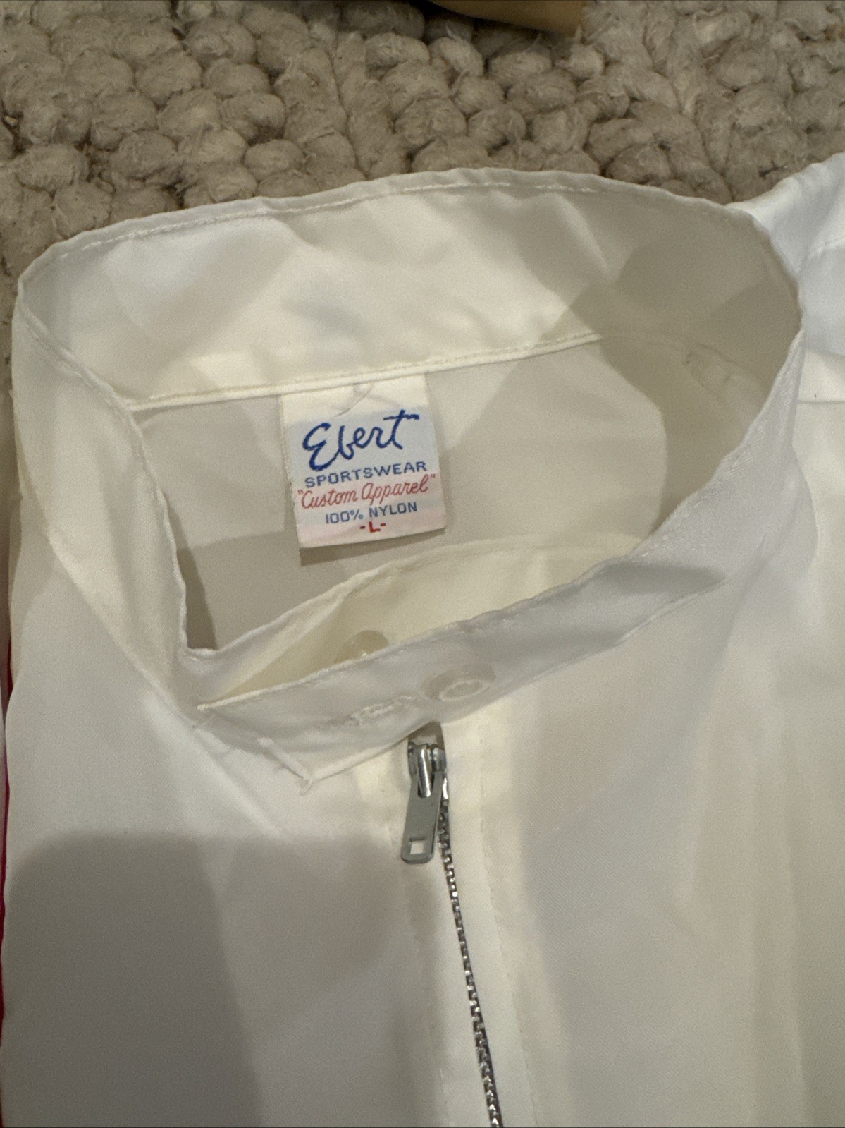 Vintage Plymouth Unlined Wind Breaker Old Large Fits Like XL Ebert Custom