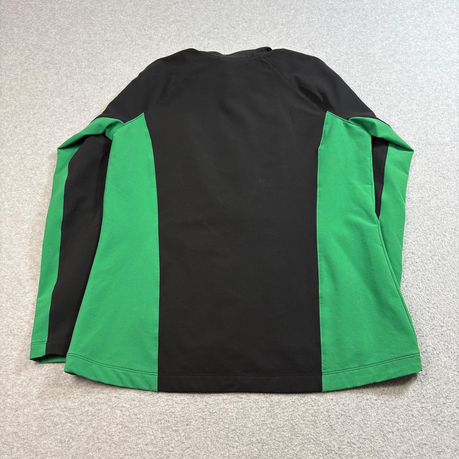 Speedo Jacket Men Medium Black Full Zip Athletic Polyester Spandex Sporty Swim