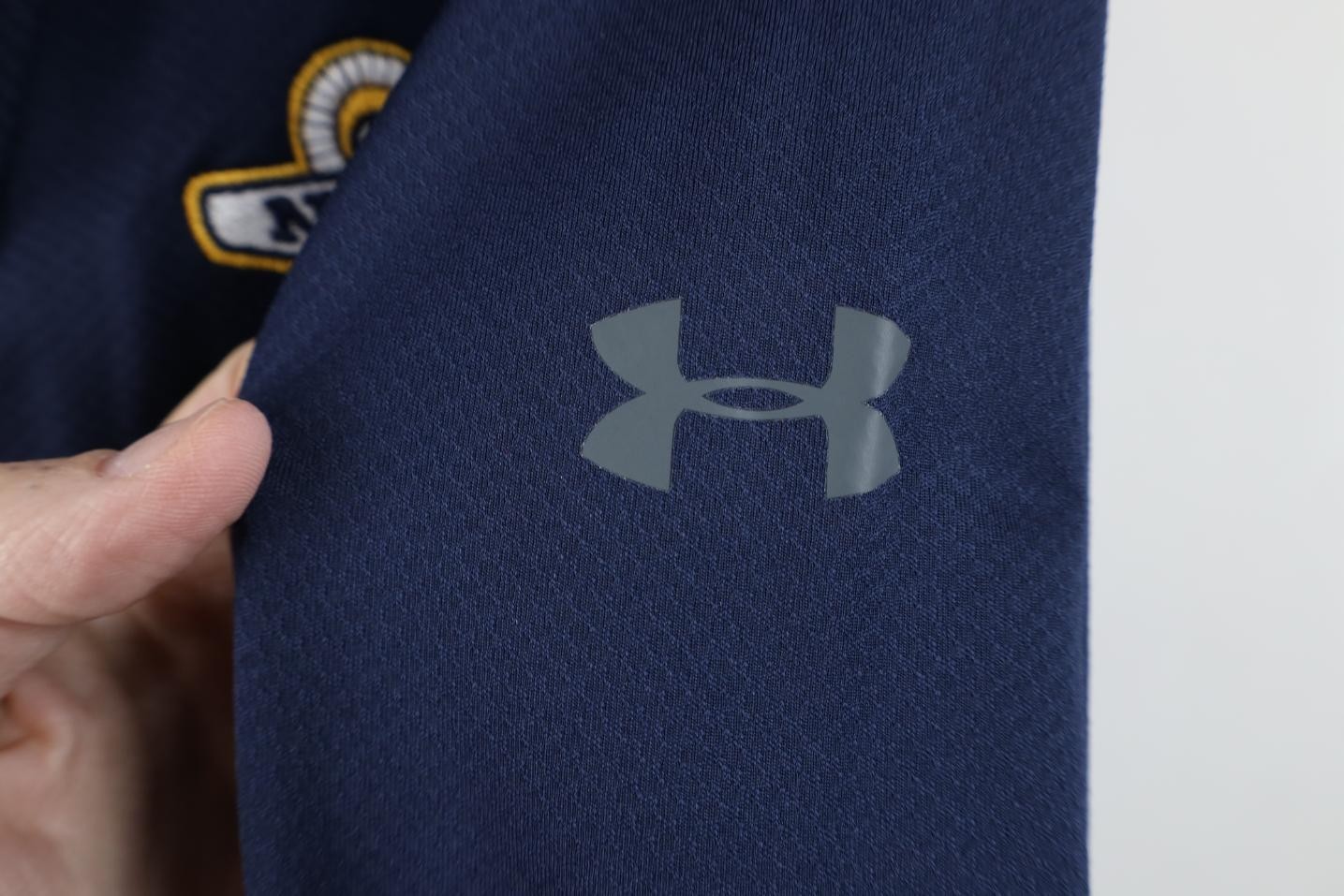 Under Armour Mens Large United States Navy Naval Academy 1/4 Zip Jacket Top