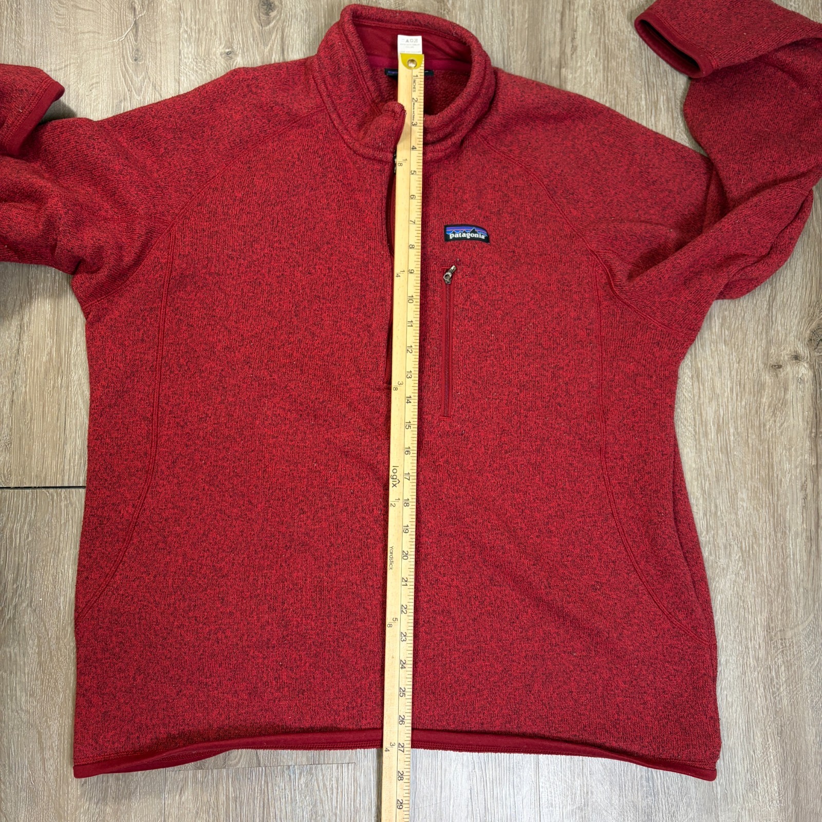 Patagonia Men’s Better Sweater Red 1/4 Zip XL Fleece Fall Spring Pullover