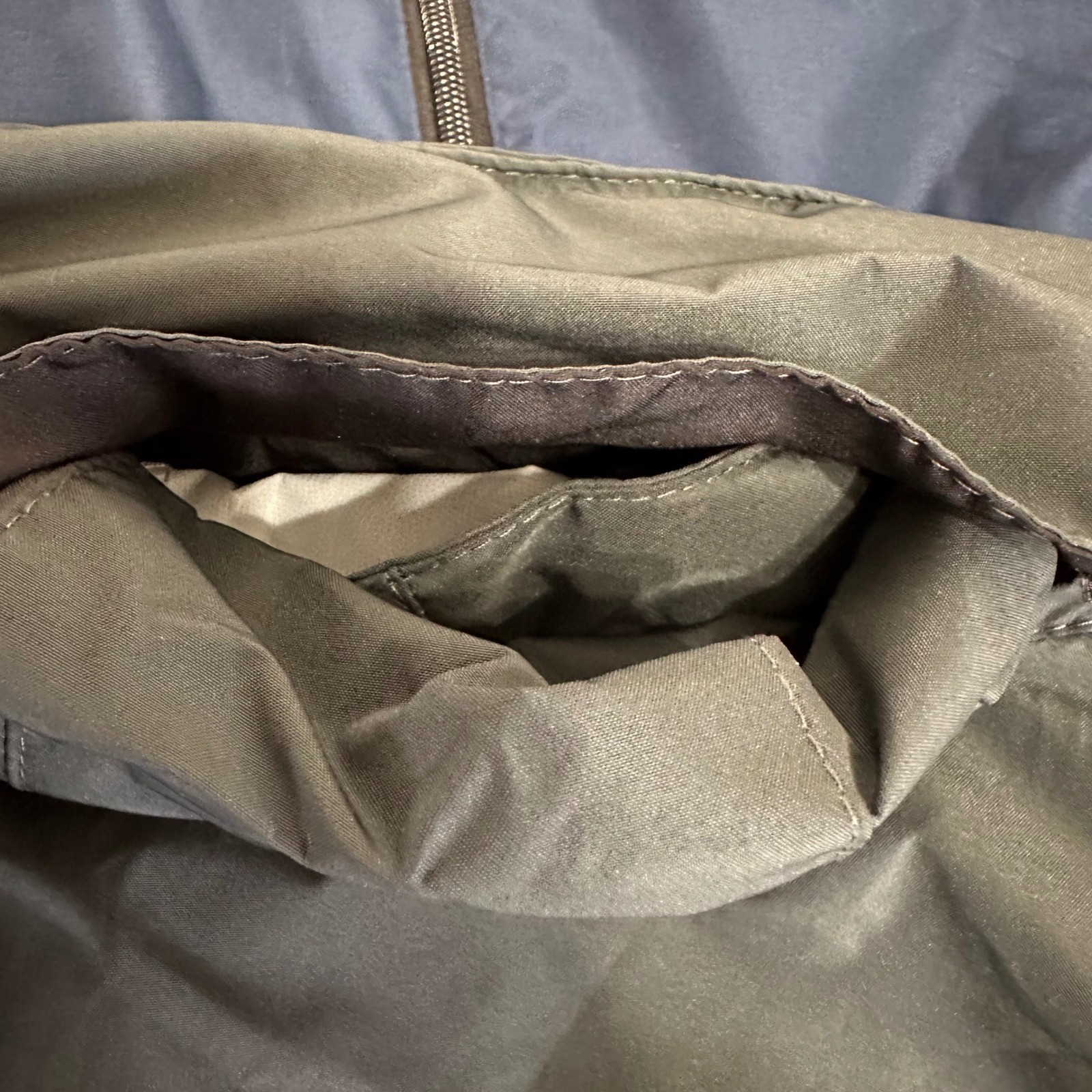 Frogg Toggs Mens Rain Jacket Full Zip Blue Gray Lightweight S/M Hood