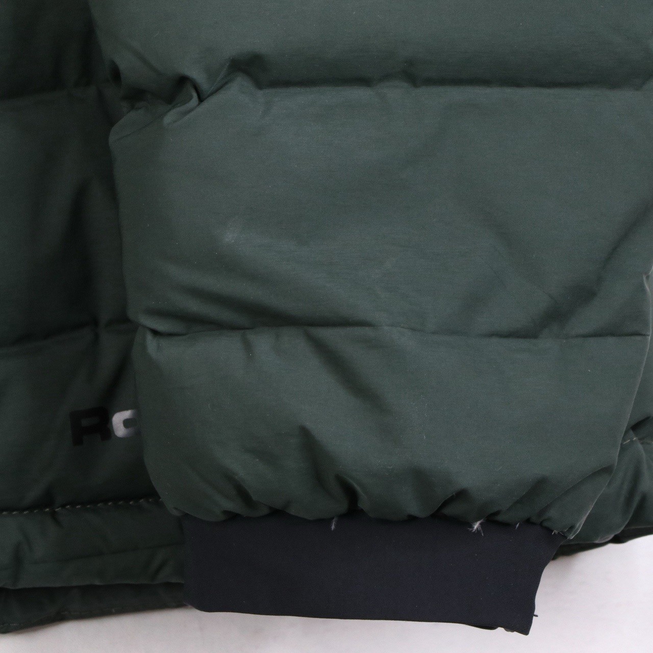 Rohan Down Puffer Jacket Mens Large Green Full Zip Walking Hiking Work Wear