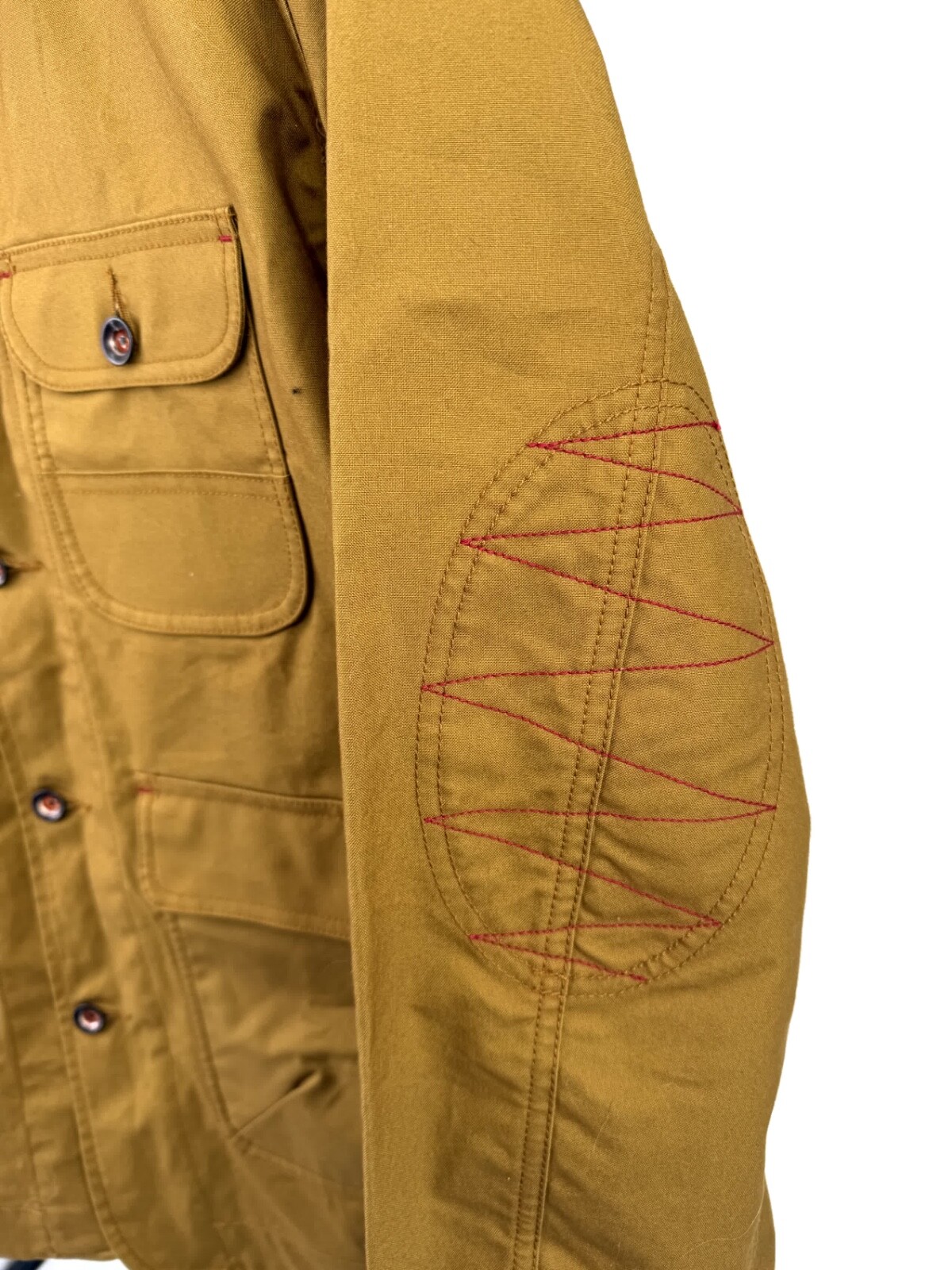 Huckberry Flint & Tinder Military Jacket Blazer Tan Mens Large British Millerain
