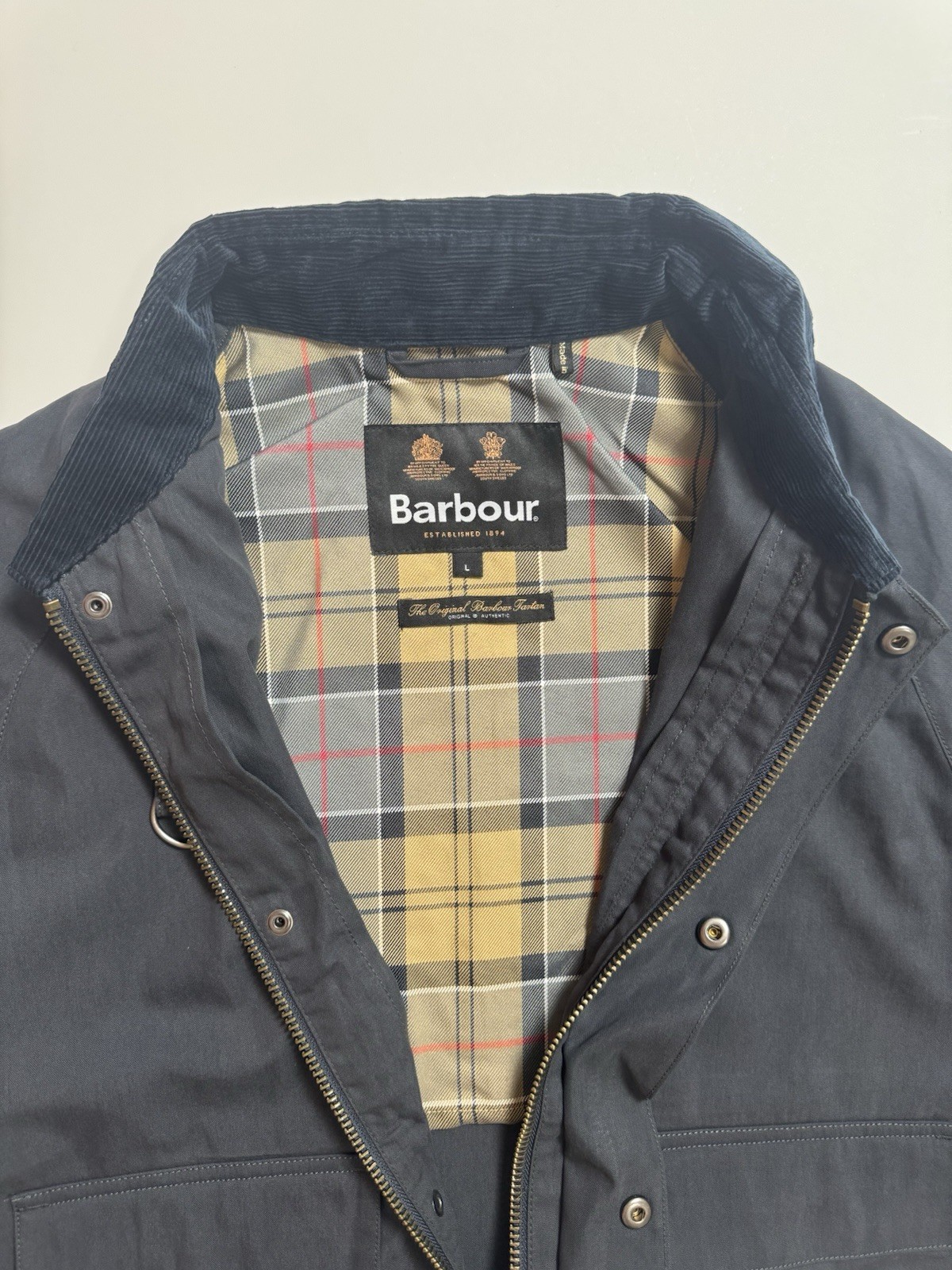 Barbour Spey Casual Summer Blouson Cropped Lightweight Size L