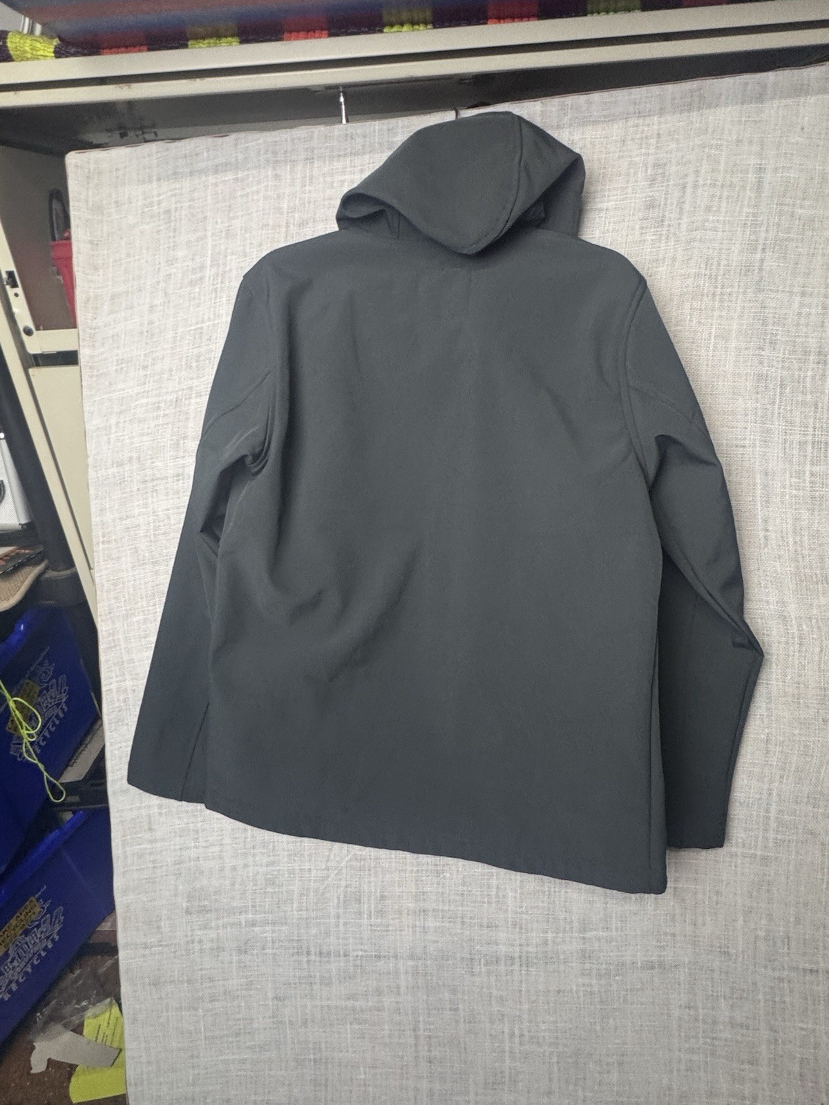 Point Summit Outdoor Men’s Hooded Softshell Jacket – Gray / Size Small