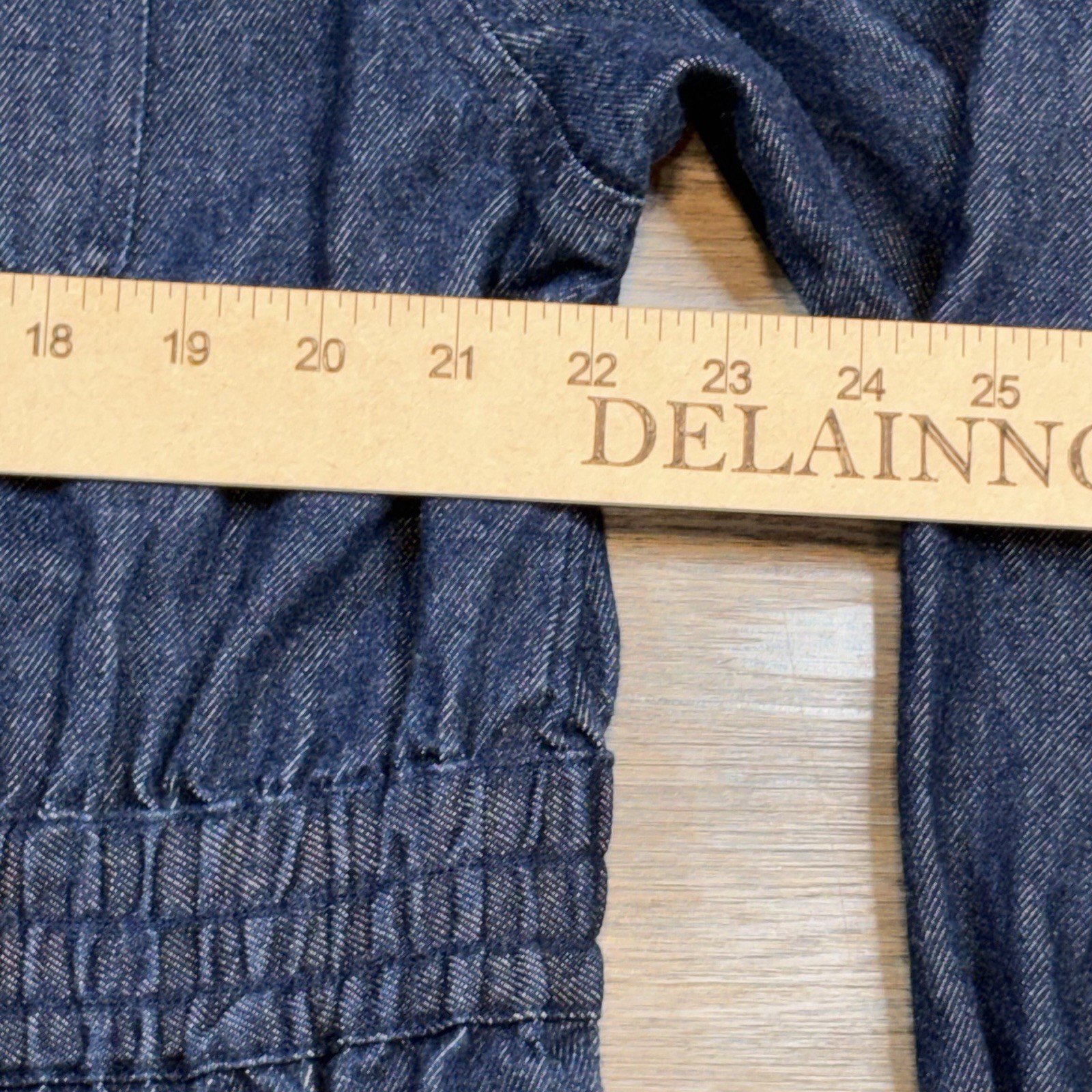 VTG Duke Haband Denim Jacket Mens Large Chore Coat Button Front Four Pocket 90’s