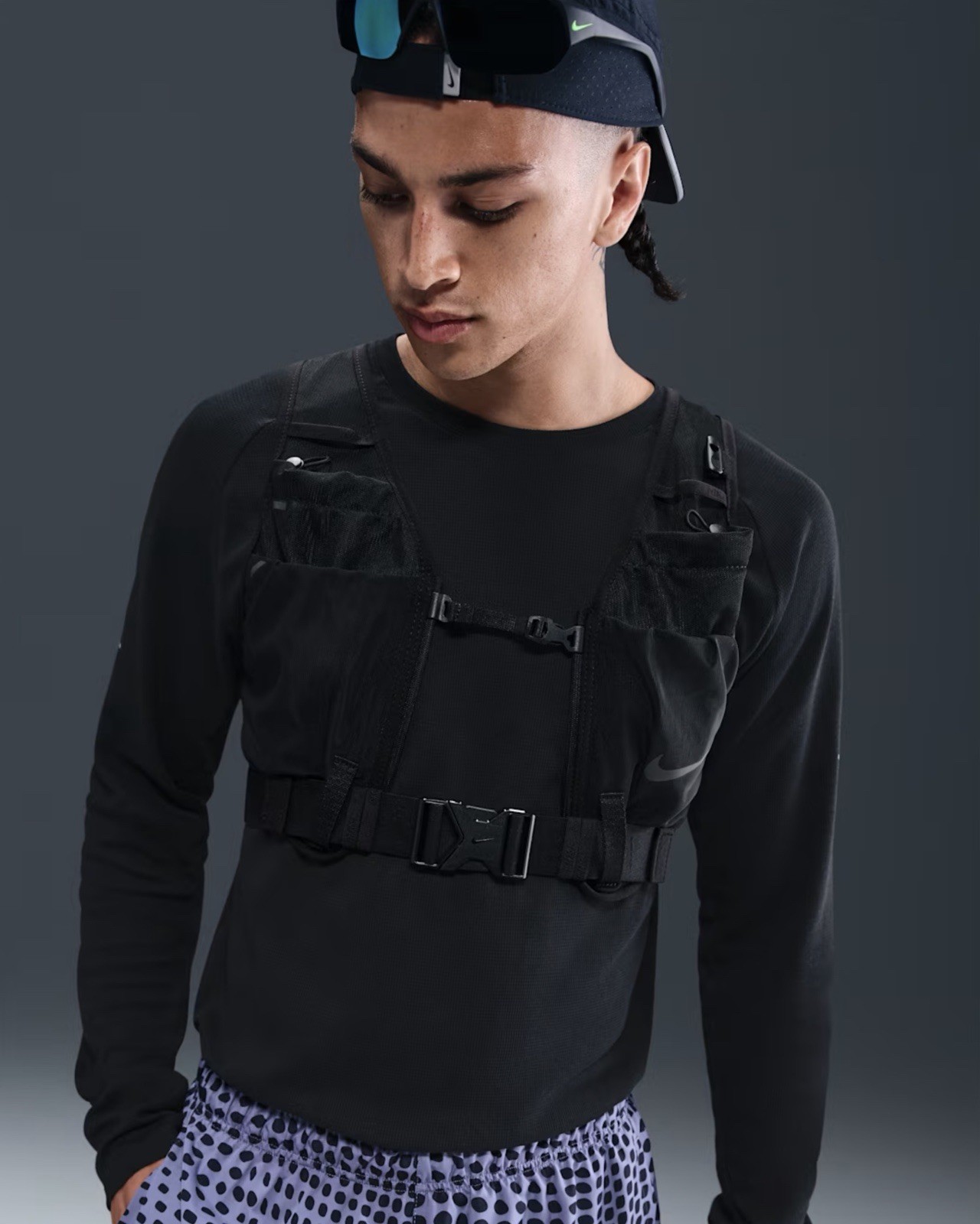 Nike Transform Packable Running Vest Black N1002042-013 SMALL/MEDIUM NWT