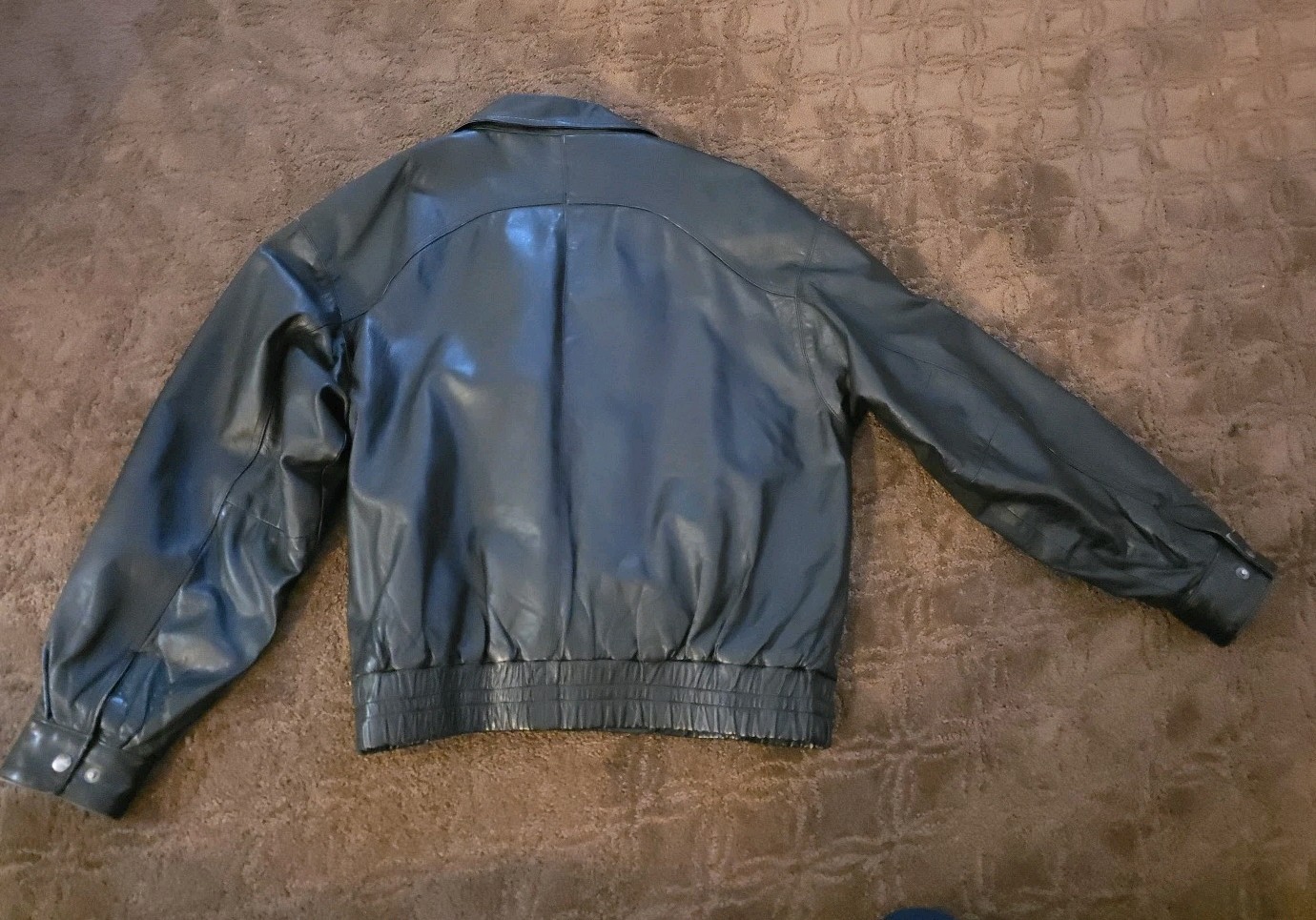 Pierre Cardin Black 100% Lambskin Leather Jacket, X-Large, Excellent