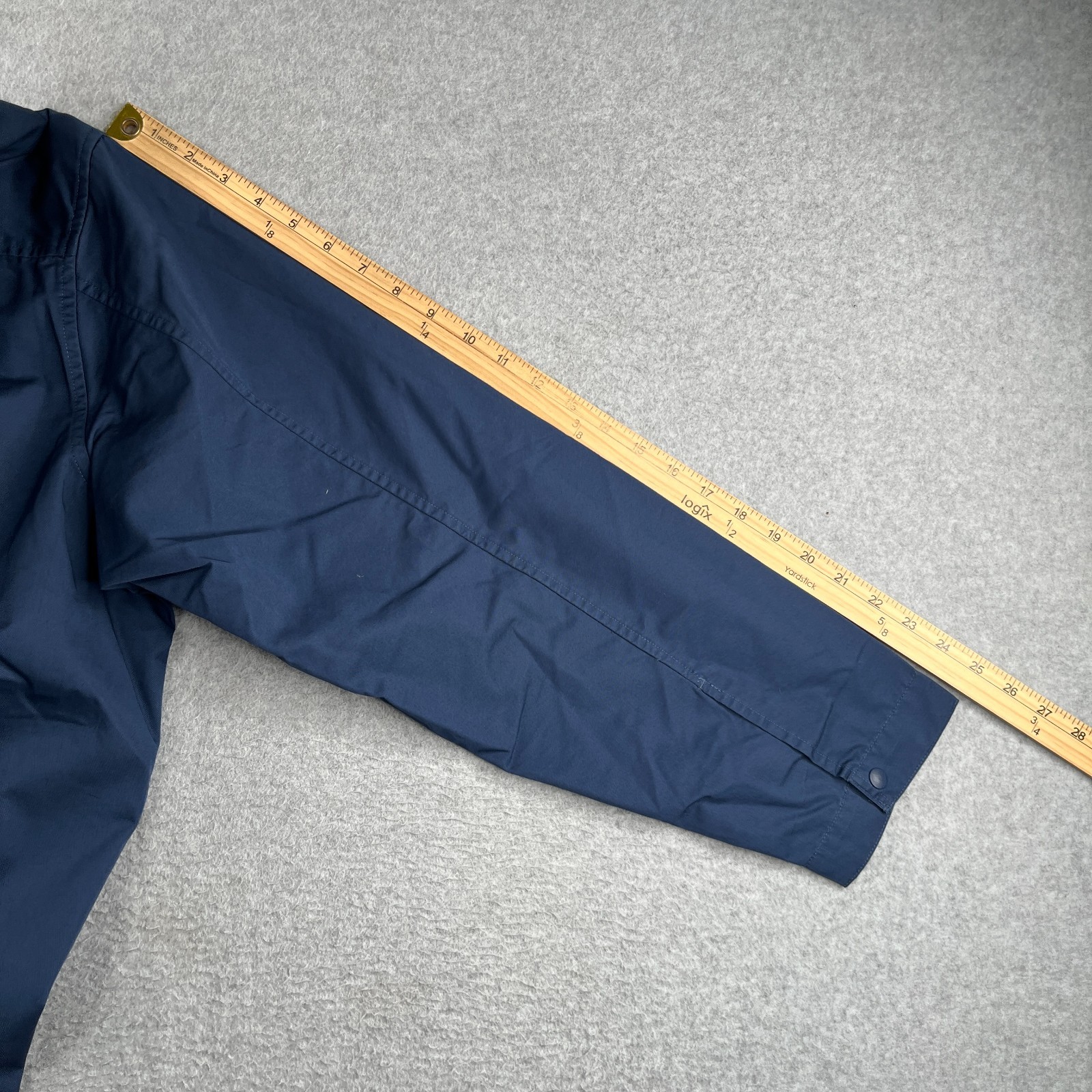Dockers Shirt Jacket Mens XL Navy Blue Snap All Season Tech Pocket New NWT