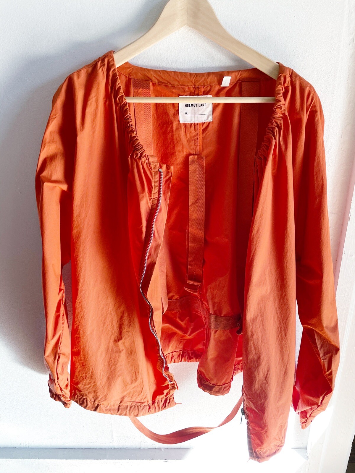 SS ‘2000 -Helmut Lang- Original Runway Safety Orange Bondage Jacket