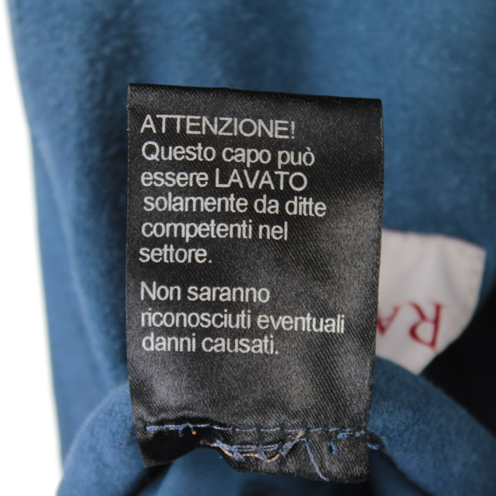 Ravazzolo NWD Soft Leather Jacket / Overshirt Size 50 (40 US) In Blue