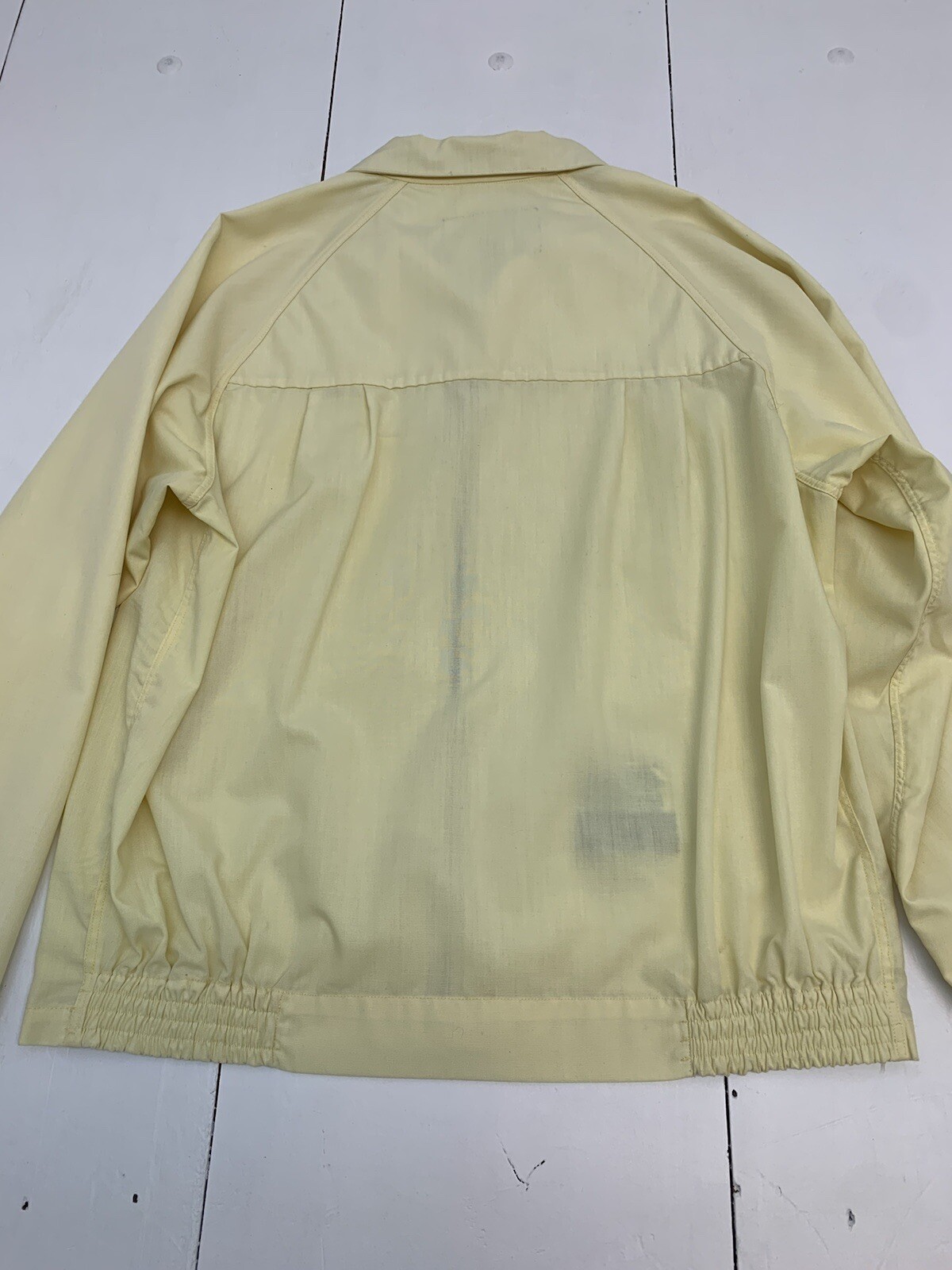 Oakbrook Sportswear Men’s Zip Up Jacket Easter Yellow Size N/A Vintage
