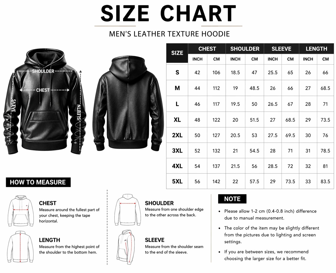 Men’s Genuine Lambskin Leather Hoodie Premium Handmade Jacket Luxury Streetwear