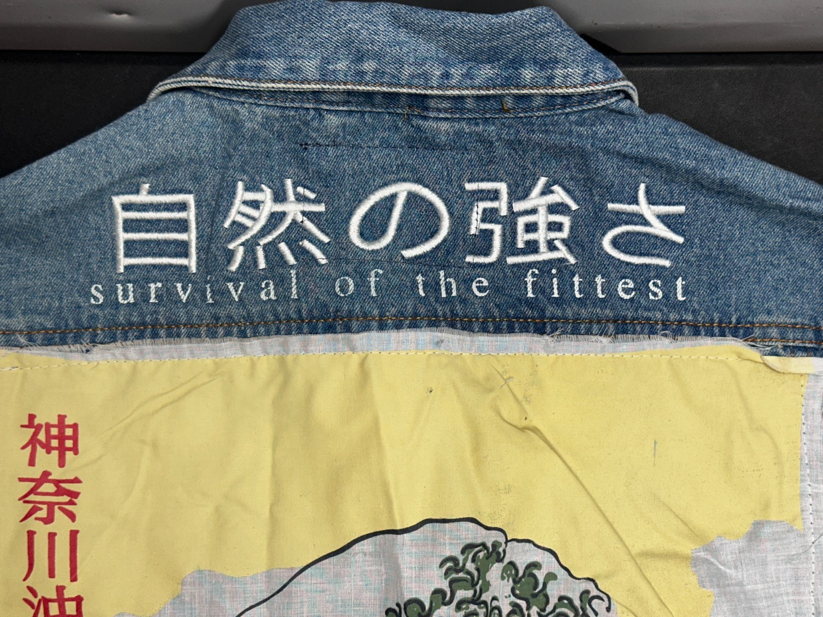 Brooklyn Cloth Survival Of The Fittest Japanese Unisex Adults SZ: S Blue – Used