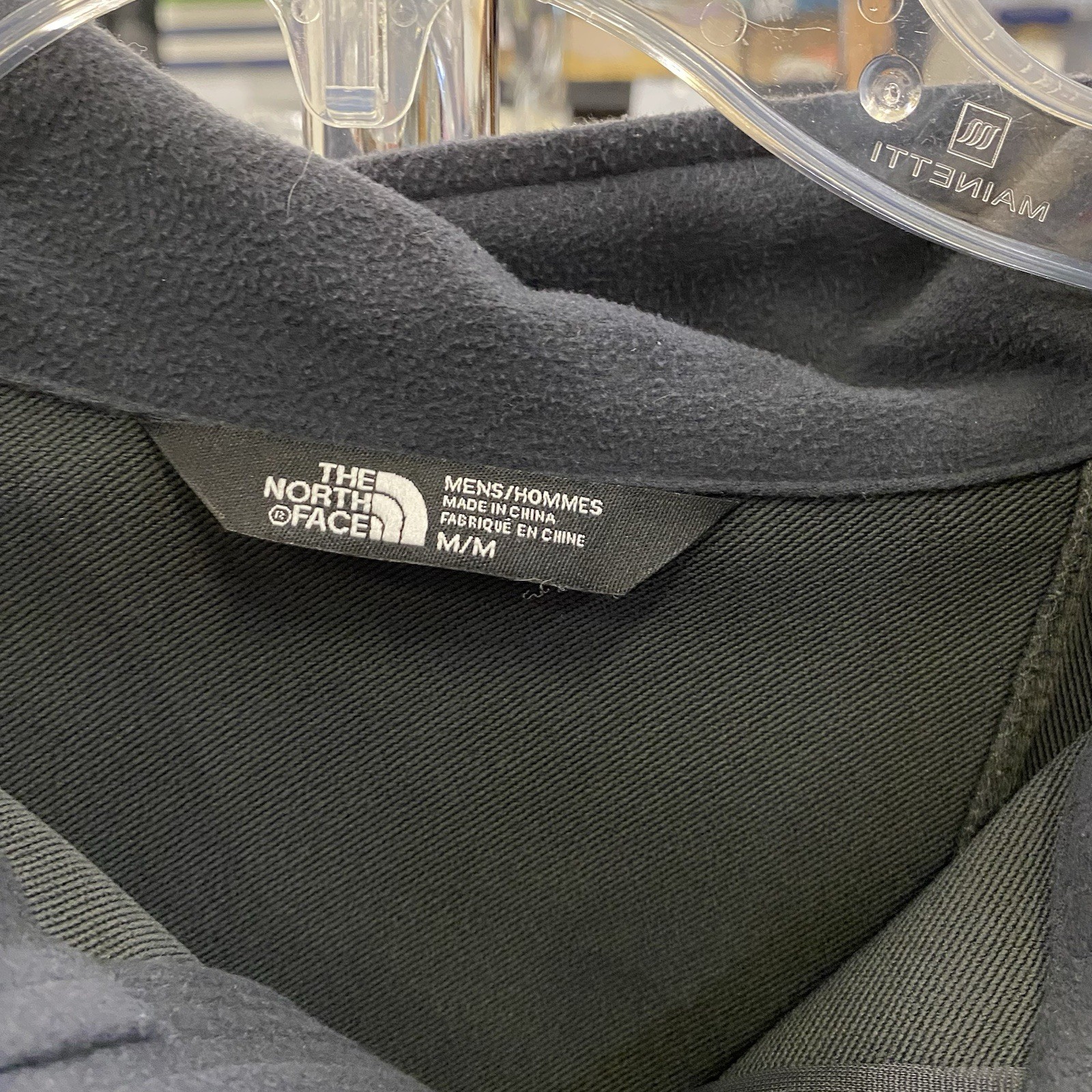 The North Face Mens M Soft Shell Windwall Jacket Full Zip Outerwear Gray Black