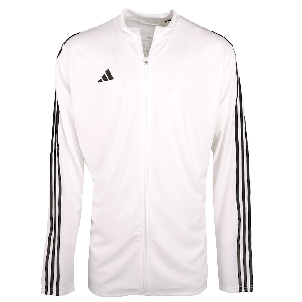 adidas Tiro23 League Full Zip Track Jacket Mens White Casual Athletic Outerwear