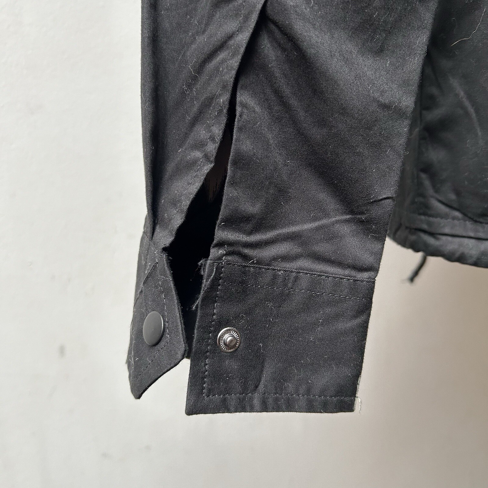ZAK Los Angeles Lightweight Black Shirt Jacket Snap Button Men’s Medium