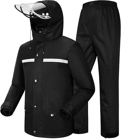 Rain Suit for Men Women Jackets Pant Gear Raincoat Waterproof motorcycle