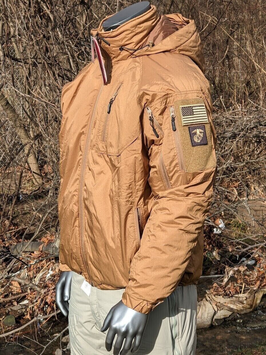 PCU Level 7 ECW Parka PrimaLoft Cold Weather Coyote RUNS BIG !!