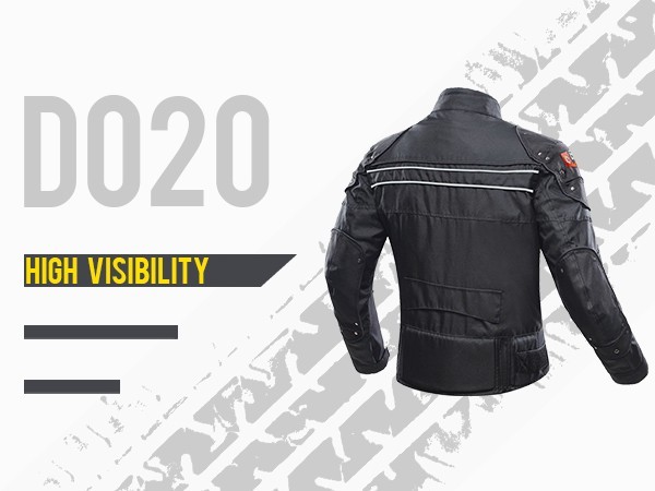Ironjias Borleni Motorcycle Jacket All Season & Full Armor Pads Waterproof Large