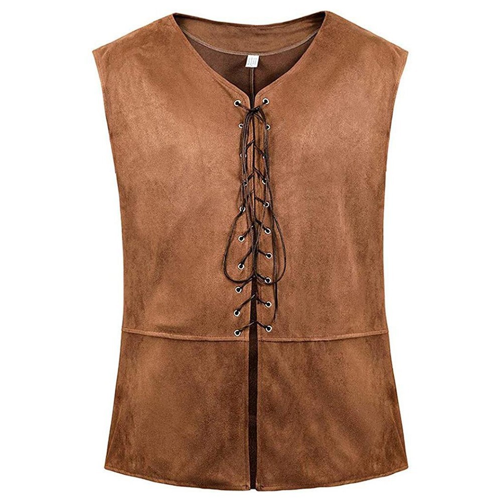 Stylish Lace up Waistcoat for Men’s Medieval Renaissance Steampunk Vest