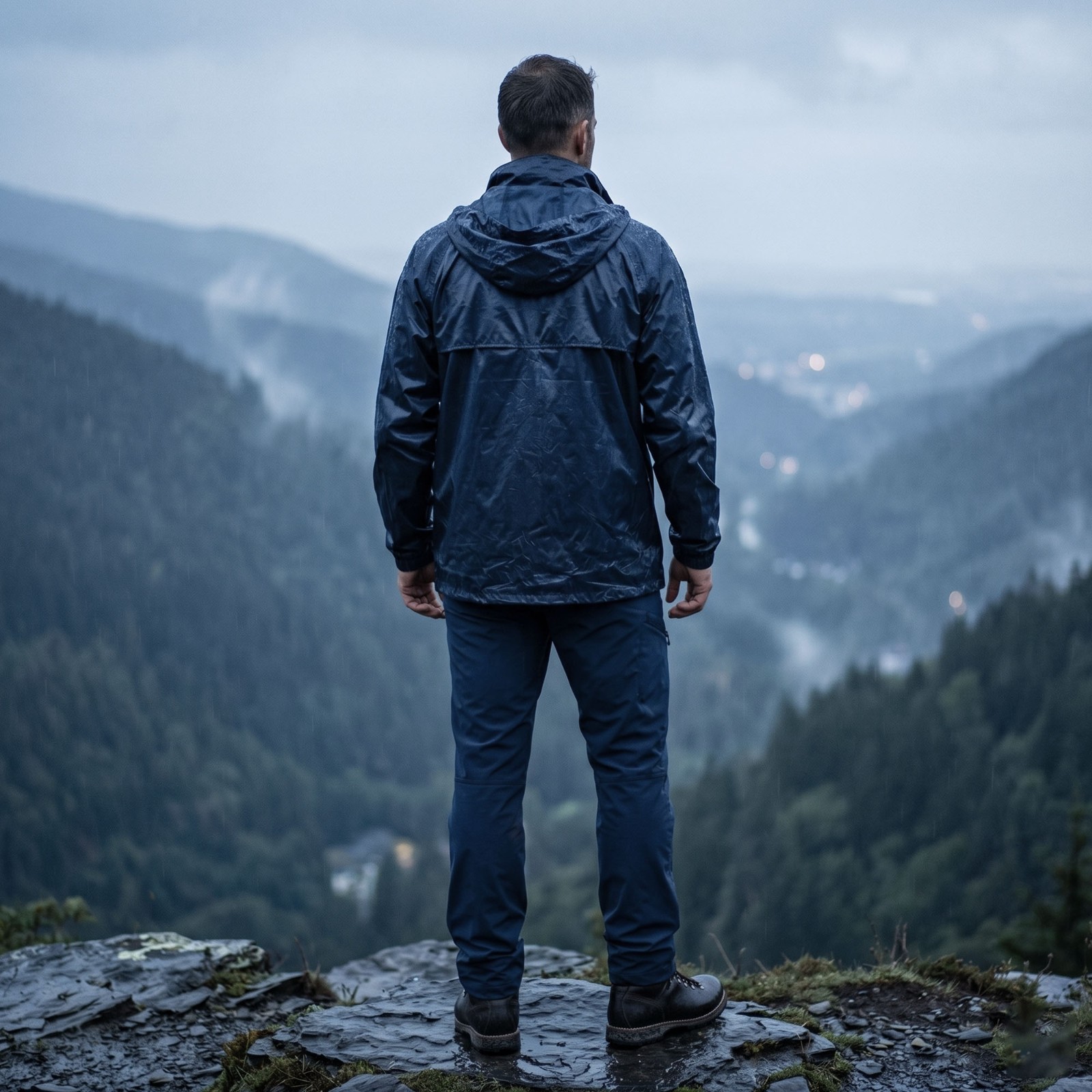 Arctic Storm 100% Waterproof Rain Jacket | Hooded Raincoat with Taped Seams