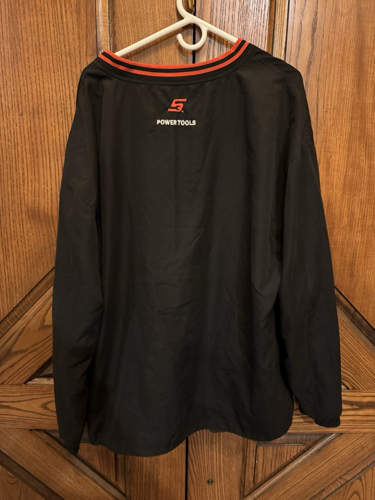 Snap-On Racing Men’s Pull Over Windbreaker Jacket Size XXXL Black