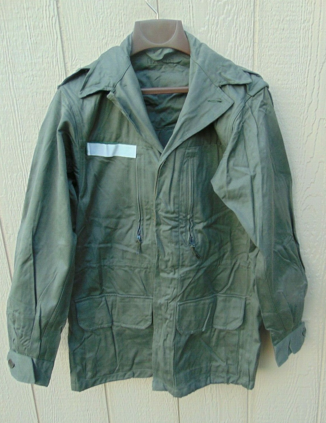 French Army M64 O.D. Field Jacket, Size M, New old stock cd., free shipping