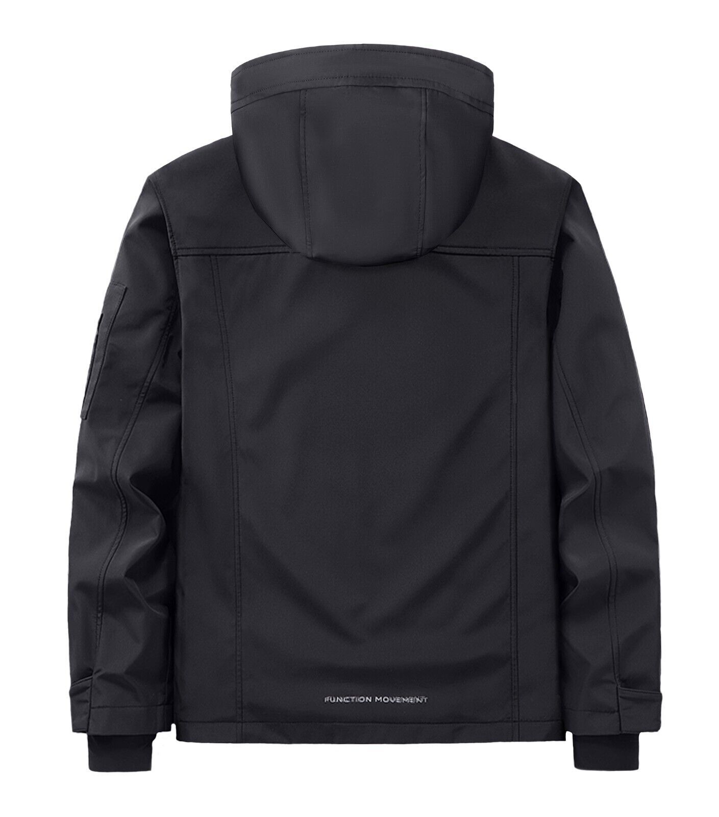 Niepce NX Matte Black Tactical Techwear Jacket Urban Streetwear Hooded Coat