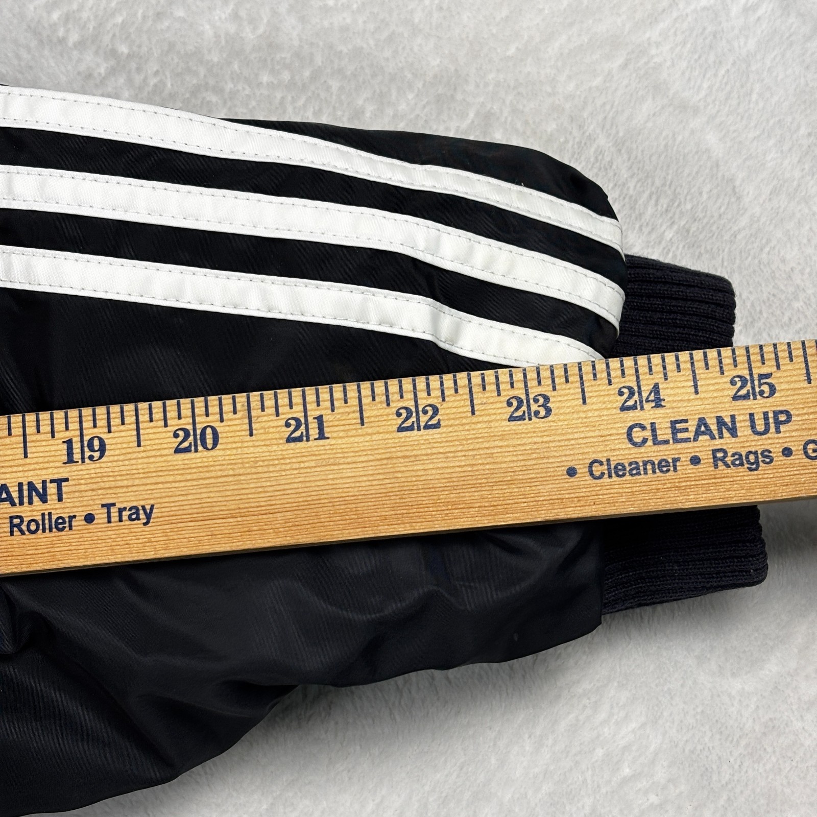 Vintage Y2K Adidas Reversible Jacket Mens L Black Gray Hoodie Full Zip Puffy