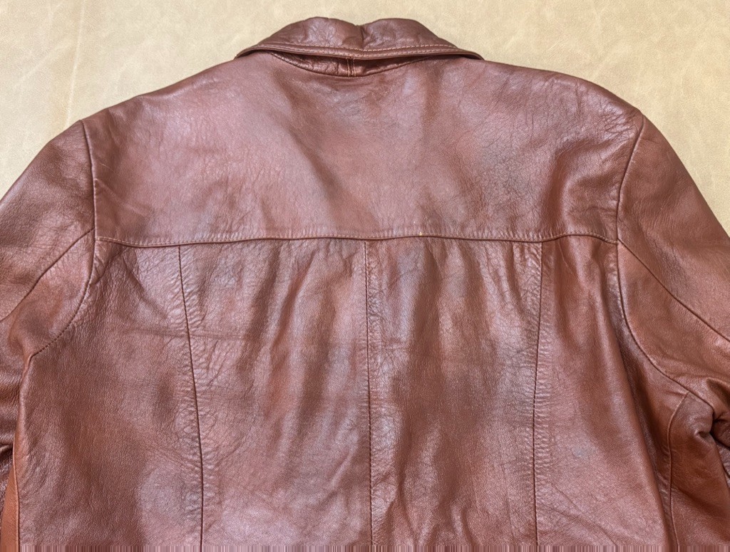 Vintage 60s Adler Cabretta Glove Leather Mens Jacket Size 42 Made in California