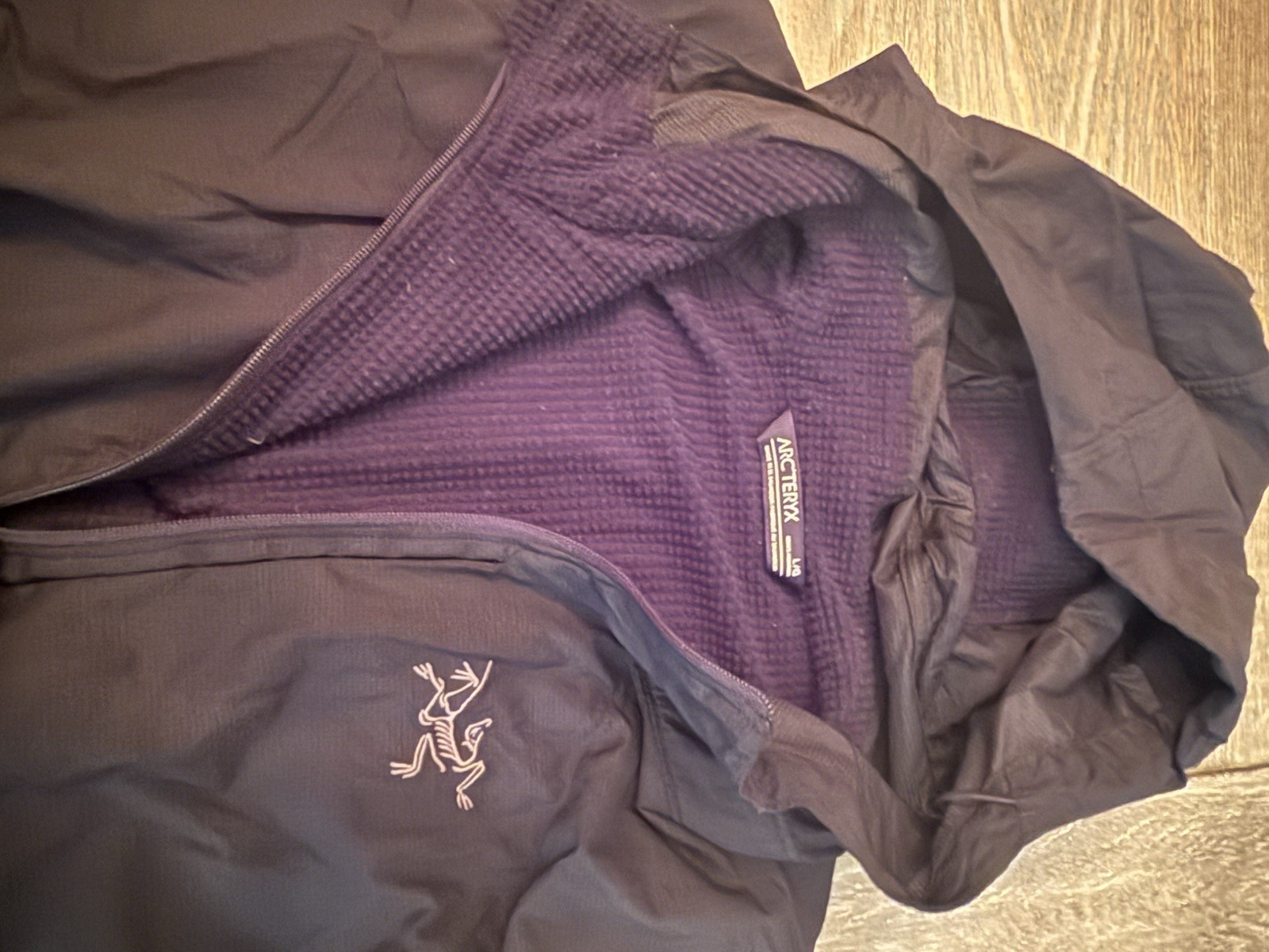 Arc’teryx Delta Hybrid Hoody Men’s Large Black Full Zip Fleece Jacket L