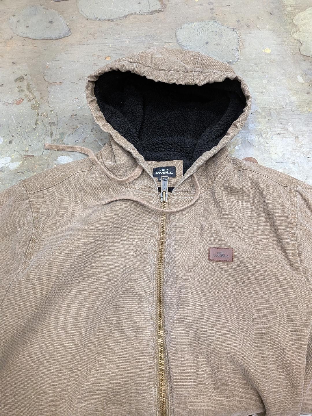 O’Neill Work Coat, Sherpa Lined, Camel Brown, Mens, nice!