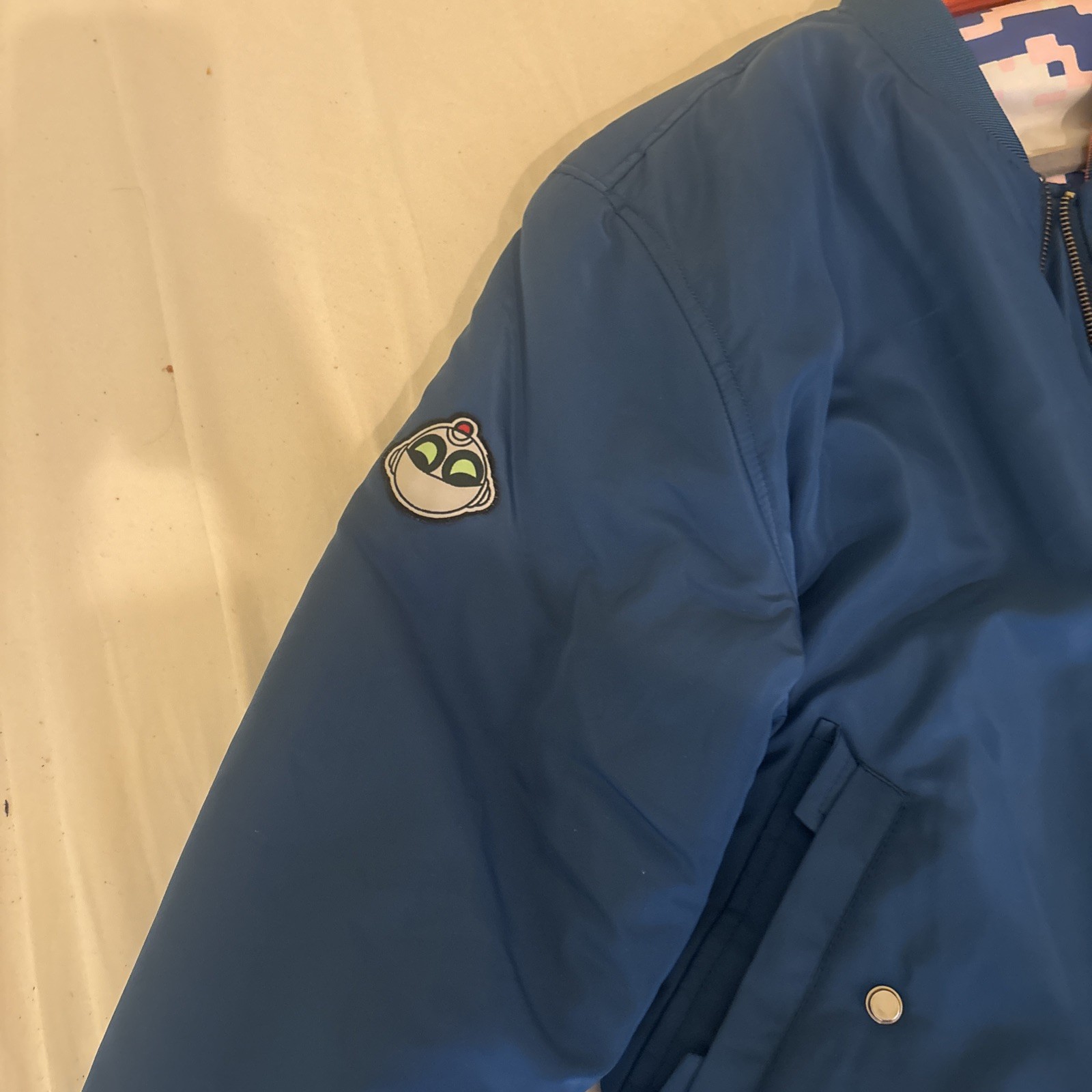 Rare Ratchet & Clank Rift Apart Reversible Bomber Jacket NWT Insert Coin