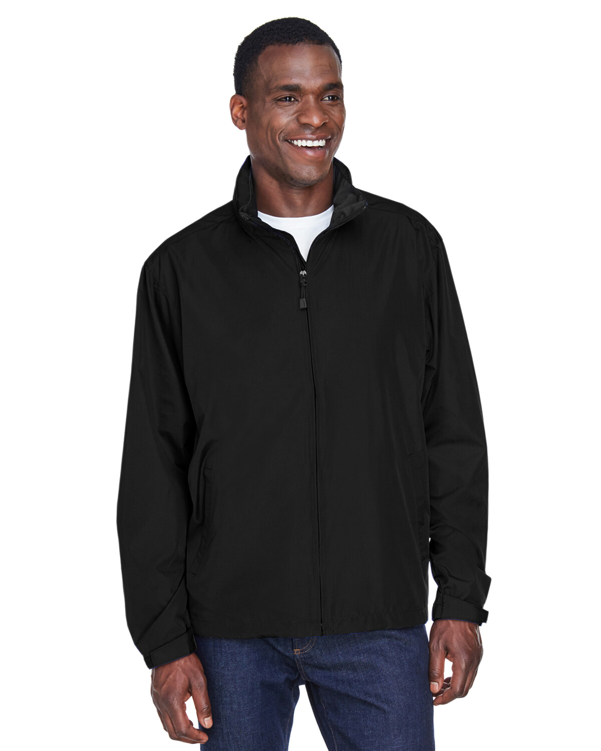 North End Men’s Techno Lite Jacket 100% Polyester Mesh 88083 Roll-away Hood
