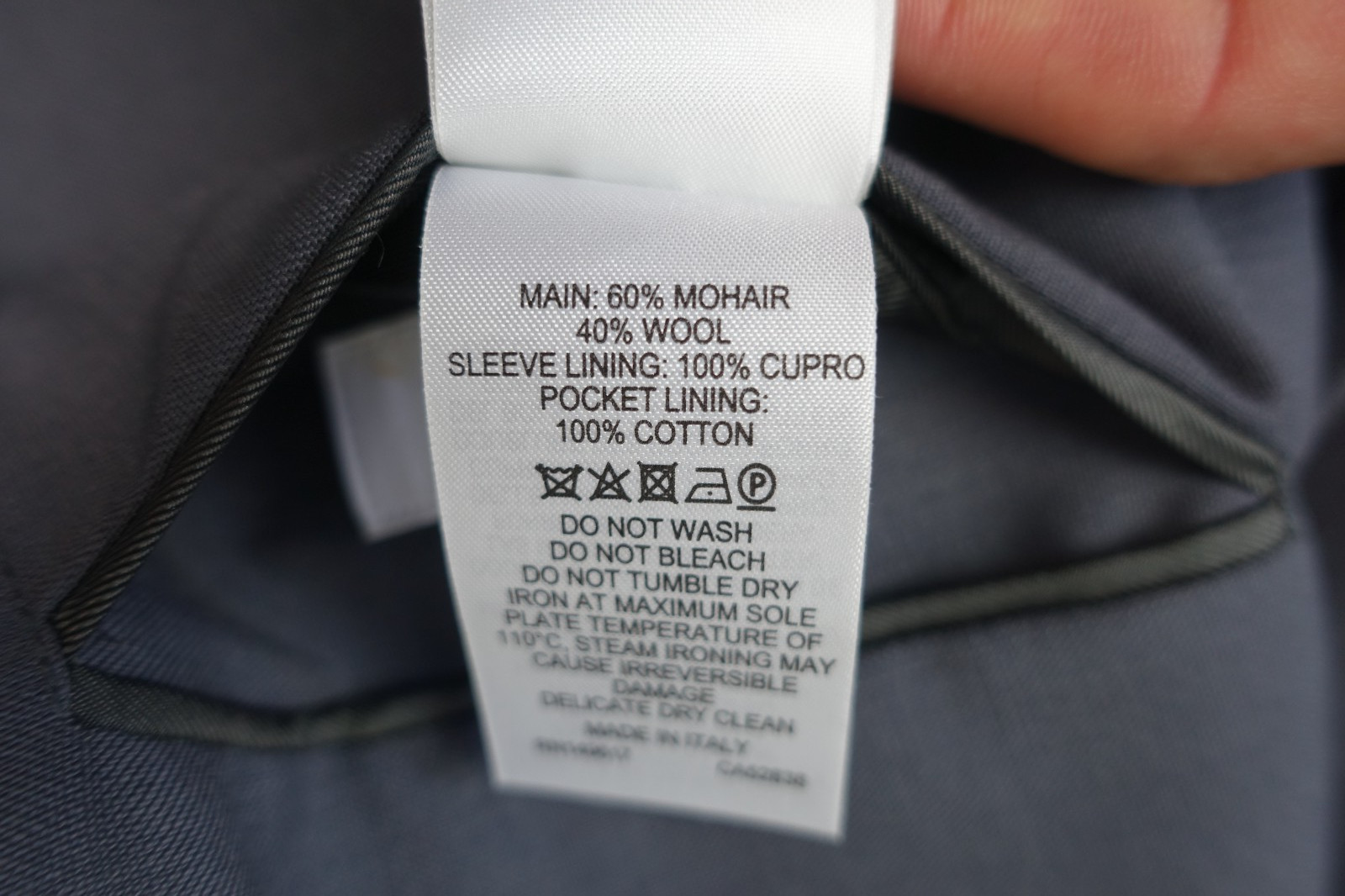 £1400 ALFRED DUNHILL NEW MOHAIR SUMMER TUX JACKET ITALY SMALL 38 48 JACKET