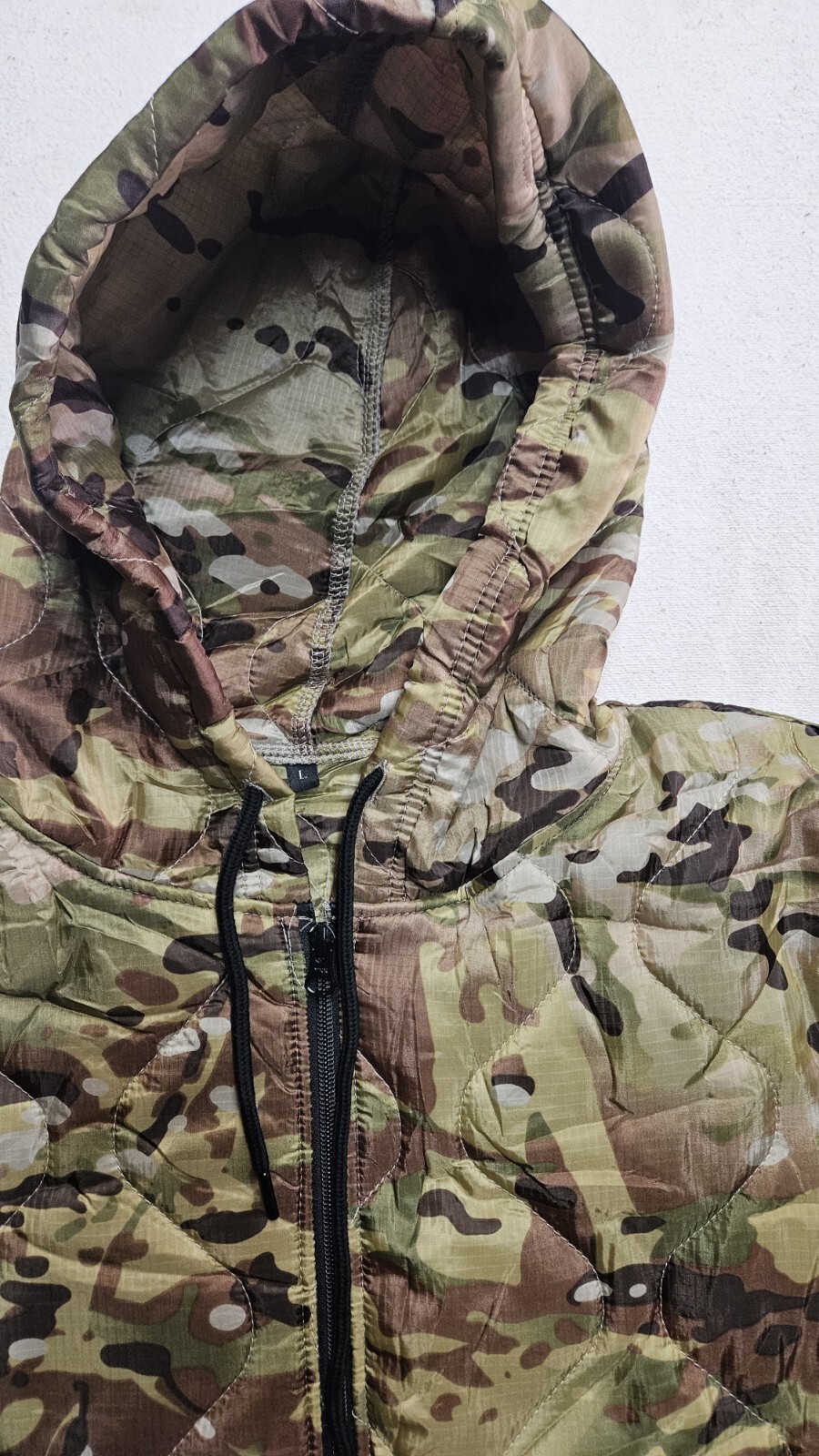Woobie Hoodie Multicam camo full zip Parka Military Blanket Jacket USGI Tactical