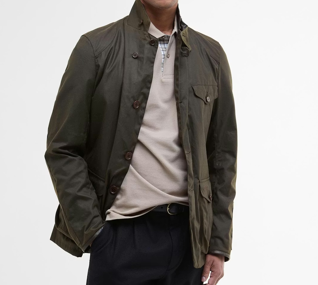 Sage ~Crafted in the UK~Barbour Classic BEDALE Waxed Jacket MSRP$495 British LUX
