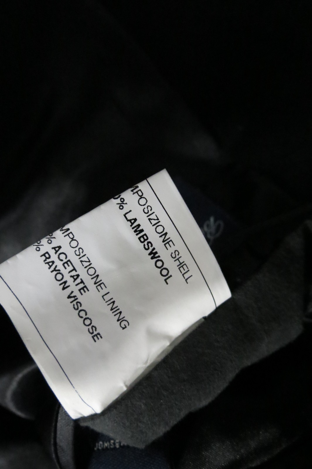 Brooks Brothers EST 1818 black four button 100% lambswool topcoat 46 R