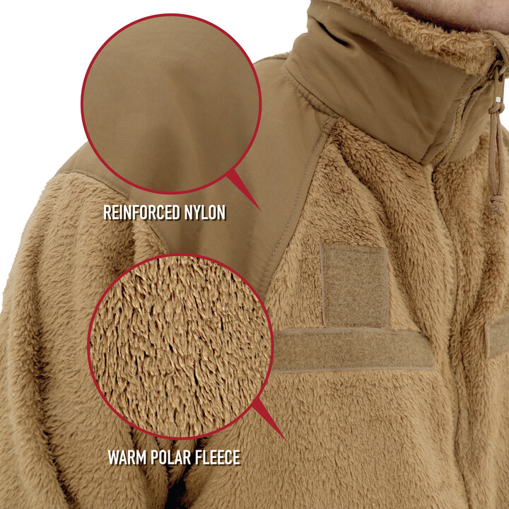 ECWCS Gen III Level 3 Tactical Fleece Jacket Polar Outdoor Cold Field Zip Coat